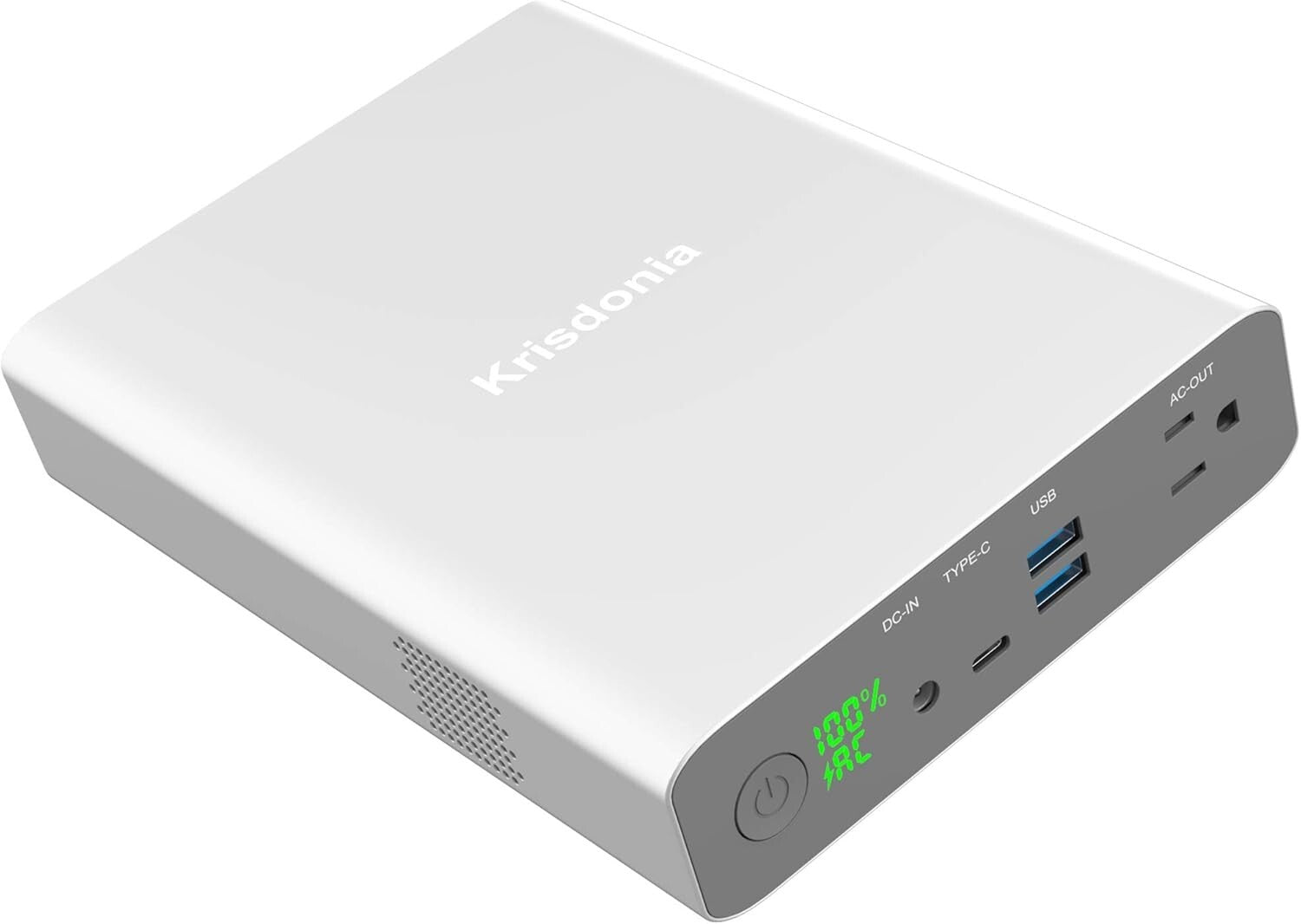 Sleek Portable Charger 60000mAh, 130W AC Outlet & LED Display - Ideal for Travel