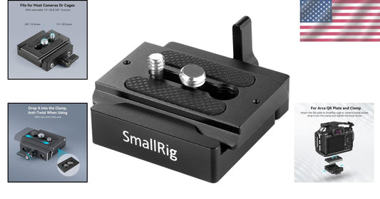 Durable Quick Release Clamp & Plate for Quick Camera Setups - 72g Weight Limit