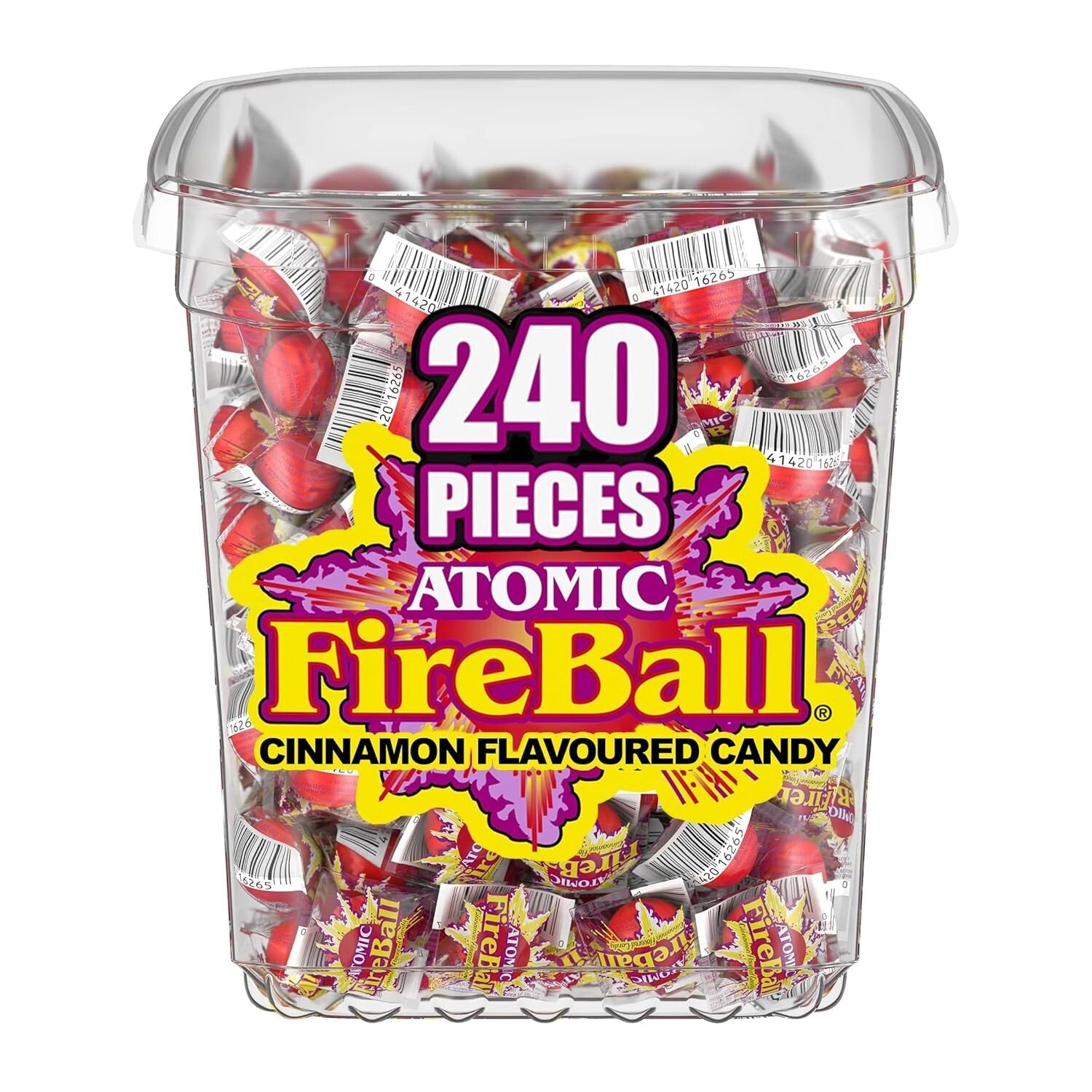 Experience the Heat: 240 Atomic Fireball Cinnamon Candies, Individually Wrapped