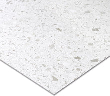 Load image into Gallery viewer, DIY-Friendly Waterproof White Granite Peel and Stick Floor Tiles 12x12 Size