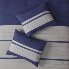 Load image into Gallery viewer, All-Season Down Alternative King Comforter Set with Decorative Shams &amp; Pillow