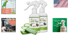 Load image into Gallery viewer, Natural Aloe Vera Bird Spray 2-Pack – Safe, Odor-Free Mist for Healthy Feathers
