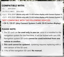 Load image into Gallery viewer, Mazda Navigation SD Card with Latest Maps – Compatible with 2016-2023 Models