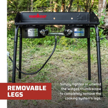 Load image into Gallery viewer, Explorer 2-Burner Portable Camping Stove - Versatile Propane Cooking System