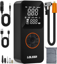 Load image into Gallery viewer, Cordless Air Pump with Tire Pressure Gauge – 150PSI, 20000mAh Battery Option