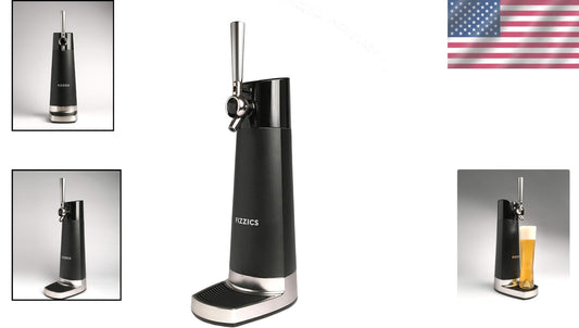 Enhanced DraftPour Beer Dispenser - Converts Any Beer to Nitro-Style Pour