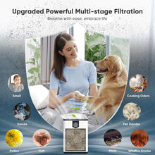 Load image into Gallery viewer, Dual Air Intake H14 HEPA Air Purifier for Home - Maintains Healthy Air Quality