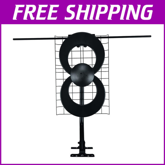 60+ Mile UHF VHF TV Antenna with Reflector for 4K 8K NEXTGEN TV - ClearStream 2V