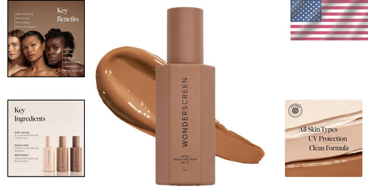 Beauty Tinted Glow Wonderscreen SPF 30 - Mineral Sunscreen & Moisturizer 50g