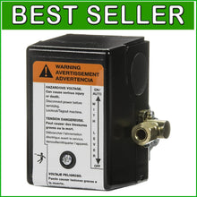 Load image into Gallery viewer, Versatile Pressure Switch for Air Compressors with Unloader Valve - NEMA Type 1