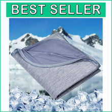 Load image into Gallery viewer, Double-Sided Lightweight Cooling Blanket - Breathable for Hot Summer Nights
