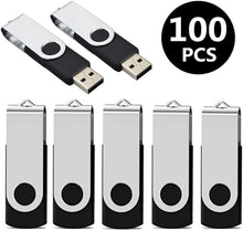 Load image into Gallery viewer, Pack of 100 Black 32GB USB Flash Drives - Perfect for Branding &amp; Gifting