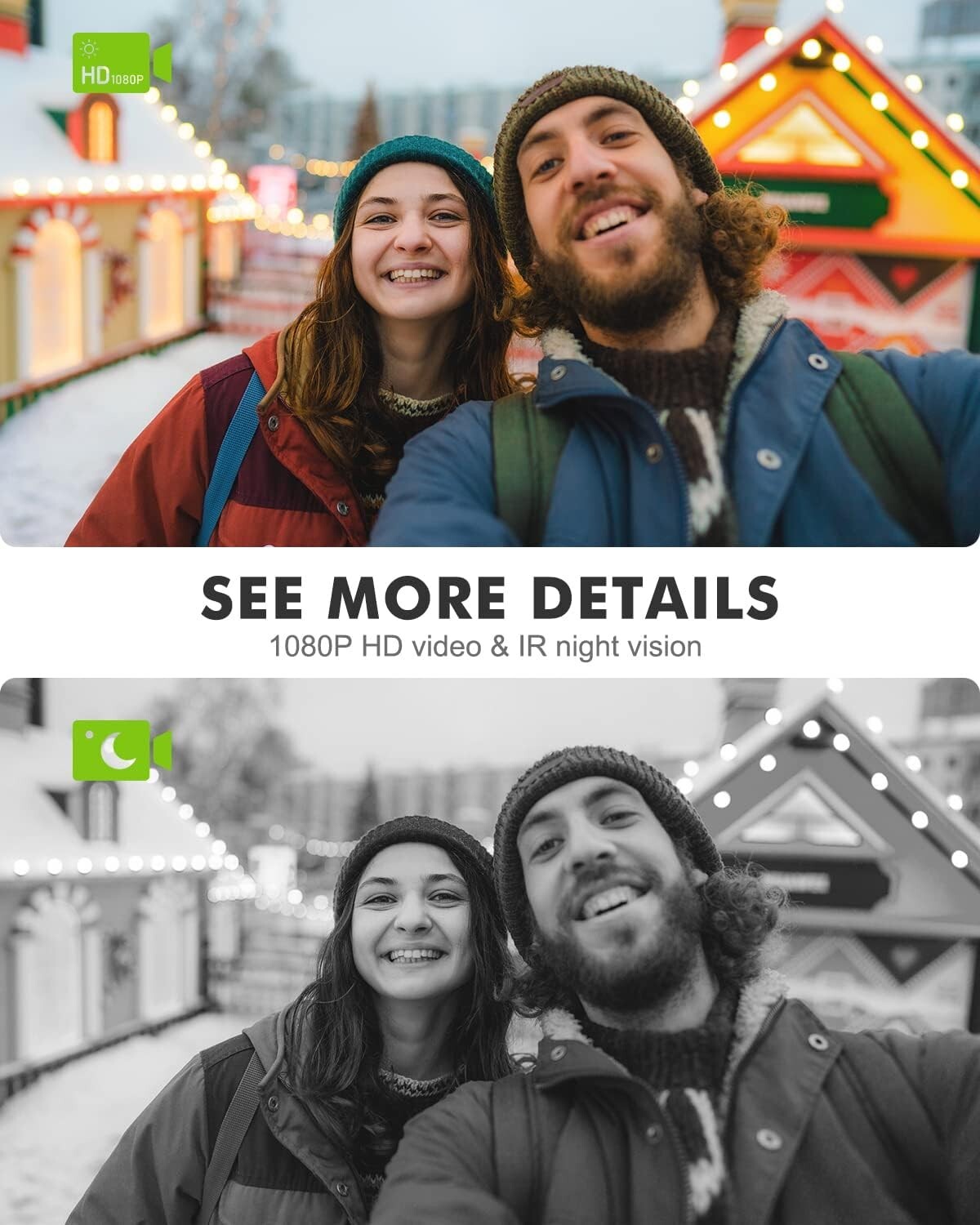 Outdoor Wireless Doorbell with Adjustable Motion Alerts - User-Friendly Design