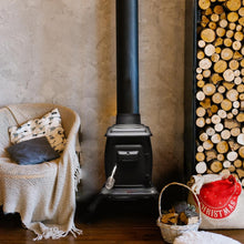 Load image into Gallery viewer, Stylish Freestanding Wood Stove - 54,000 BTU Heat Output for Cabins &amp; Homes