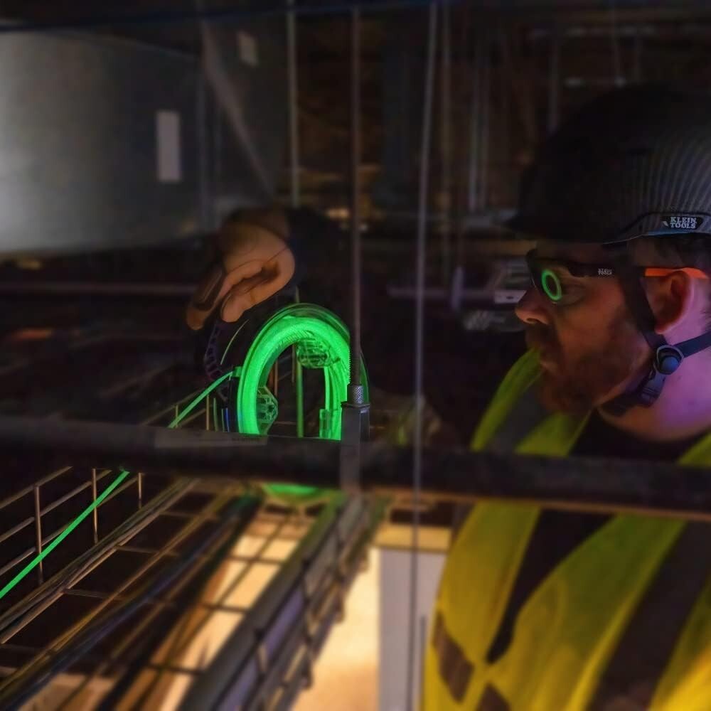 Versatile Glow-in-the-Dark 40-Foot Fish Tape with Stainless Steel End Connector