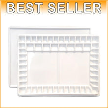 Load image into Gallery viewer, Aqua-Pro 51-Well Artist Palette with Lid &amp; Zipper Bag - Spill-Resistant Design