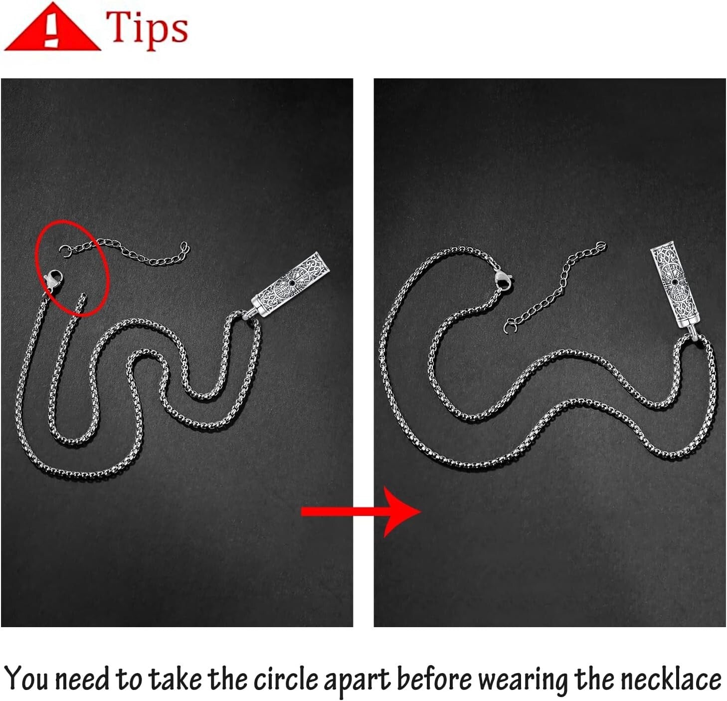 Meaningful Viking Compass Cremation Jewelry for Loved Ones - Versatile Gift Idea