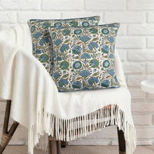 Load image into Gallery viewer, Elegant Asparagus Green Cotton Throw Pillow Covers for Chic Living Room Decor