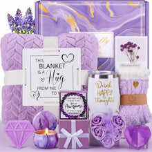 Load image into Gallery viewer, Elegant Relaxing Spa Gift Baskets for Women - Unique Self-Care Package
