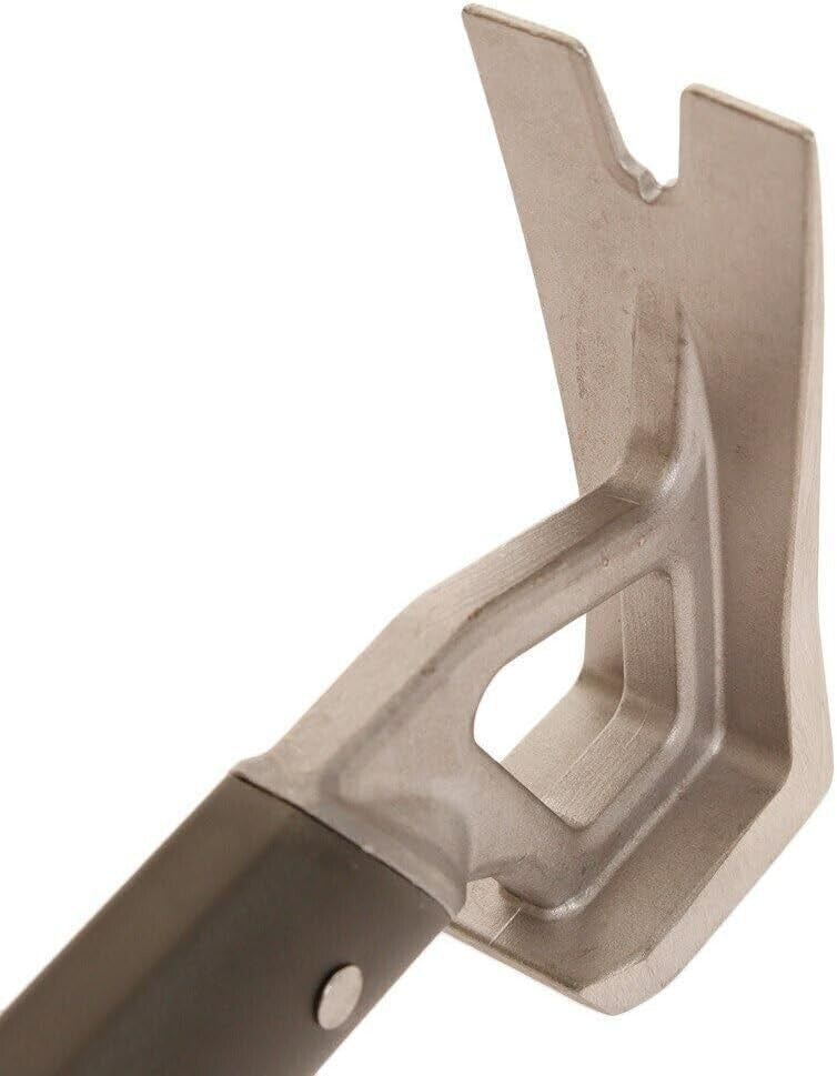 Durable Grey Camping Hammer with Integrated Bottle Opener for Solo Adventurers