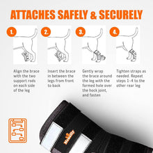 Load image into Gallery viewer, Breathable Neoprene Dog Hock Brace, ACL &amp; CCL Support for Large Breeds, 1 Pair