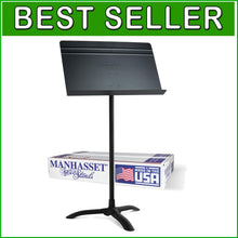 Load image into Gallery viewer, Folding Music Stand with Heavy-Gauge Steel Base - 26" to 48" Adjustable Height