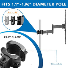 Load image into Gallery viewer, Extendable Pole Mount for TVs &amp; Monitors 32" - 55", Fits 1.1" to 1.96" Poles