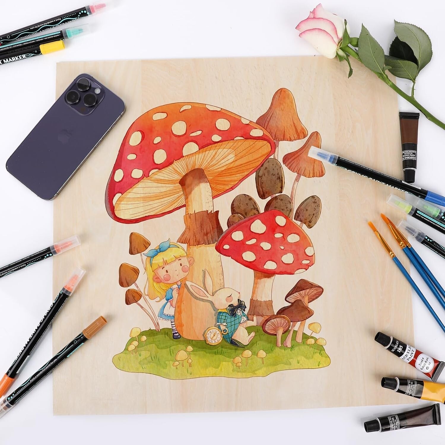 Versatile 12x24 Inch Basswood Sheets - Ideal for DIY Projects & Wood Burning