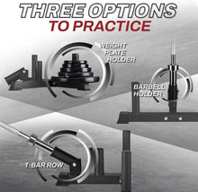 Load image into Gallery viewer, Strength Training T Bar Row Platform with Double Grip Handle - Easy Install