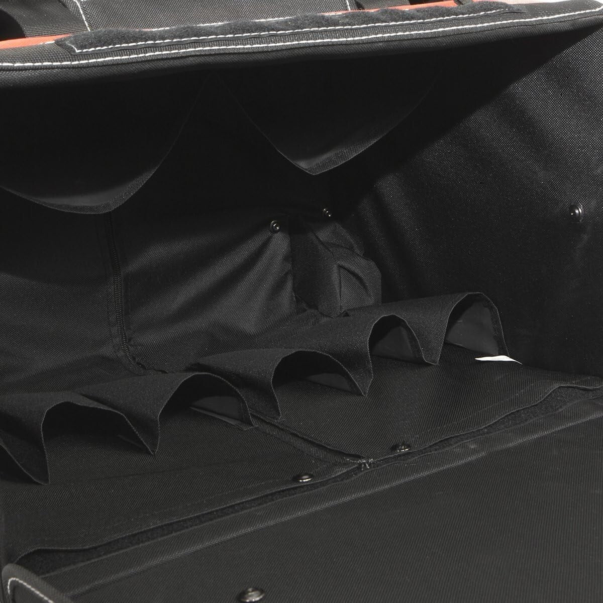 Durable 18" Rolling Tool Bag with 18 Compartments - Perfect for Professionals