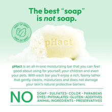 Load image into Gallery viewer, pHact Moisture-Rich Mint Cleansing Bar - Eco-Friendly 12-Pack for All Skin Types