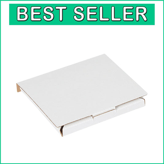 50 White CD Mailers - Efficient Packaging for Jewel Cases, No Tape Required