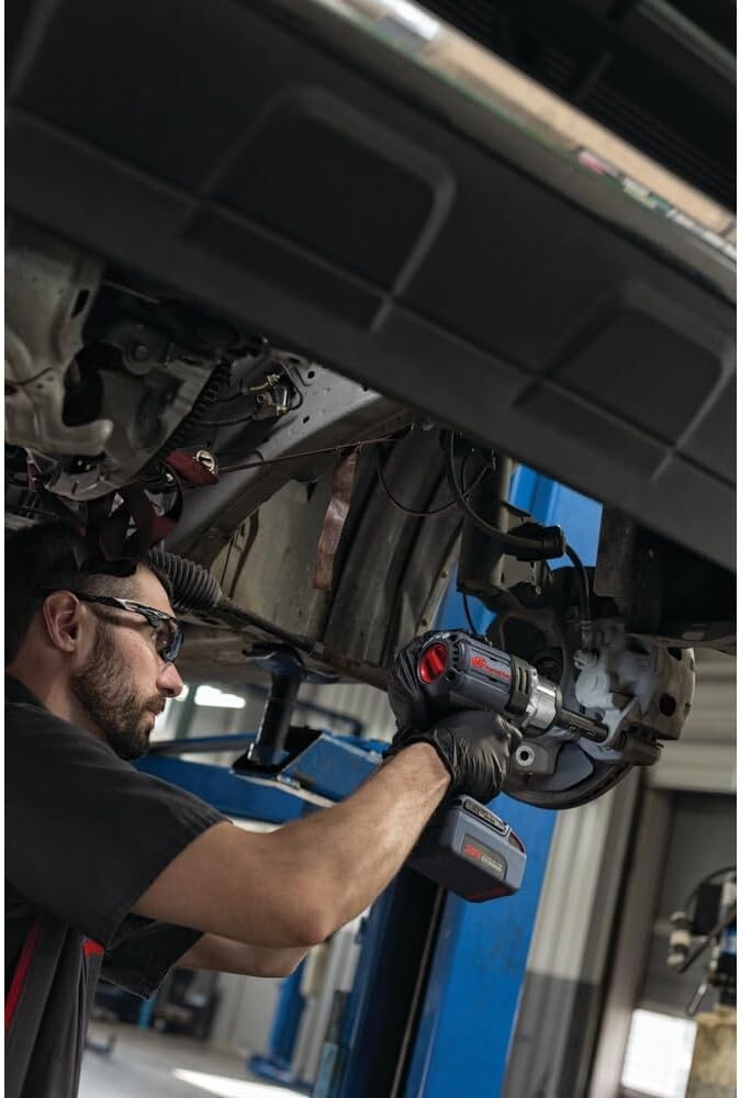 Compact 20V Impact Wrench - 1500 ft-lbs Torque, 2 Lithium Batteries & Charger