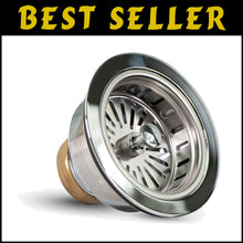 Load image into Gallery viewer, Durable Stainless Steel Sink Drain Assembly - Easy to Install &amp; Clean, 1.79 Size