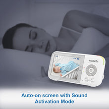 Load image into Gallery viewer, Pan-Tilt-Zoom Baby Monitor, 2.8” LCD Screen, Night Vision &amp; Temperature Sensor