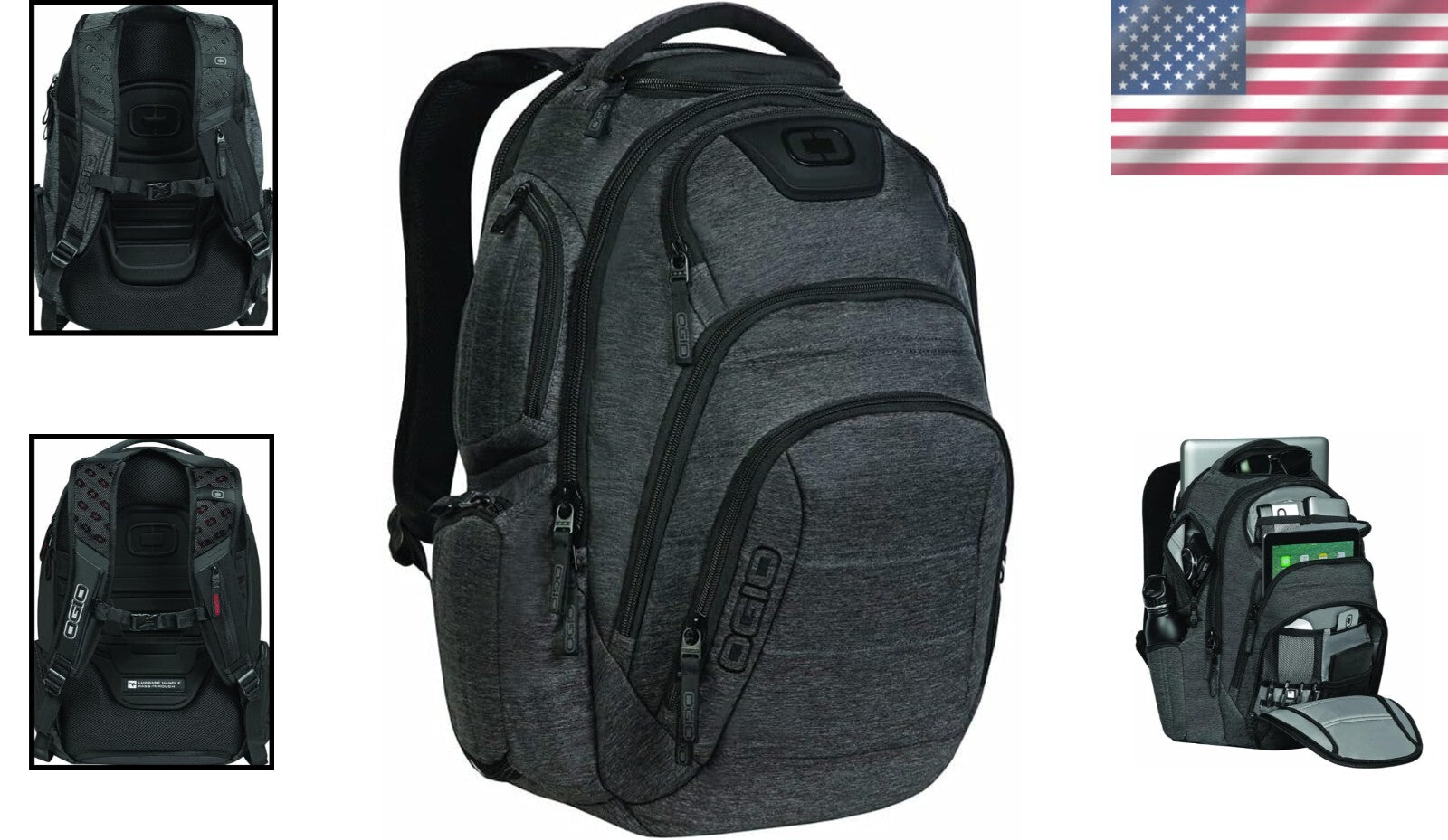 Versatile 19.5" Renegade Backpack with Ultimate Protection for Laptops