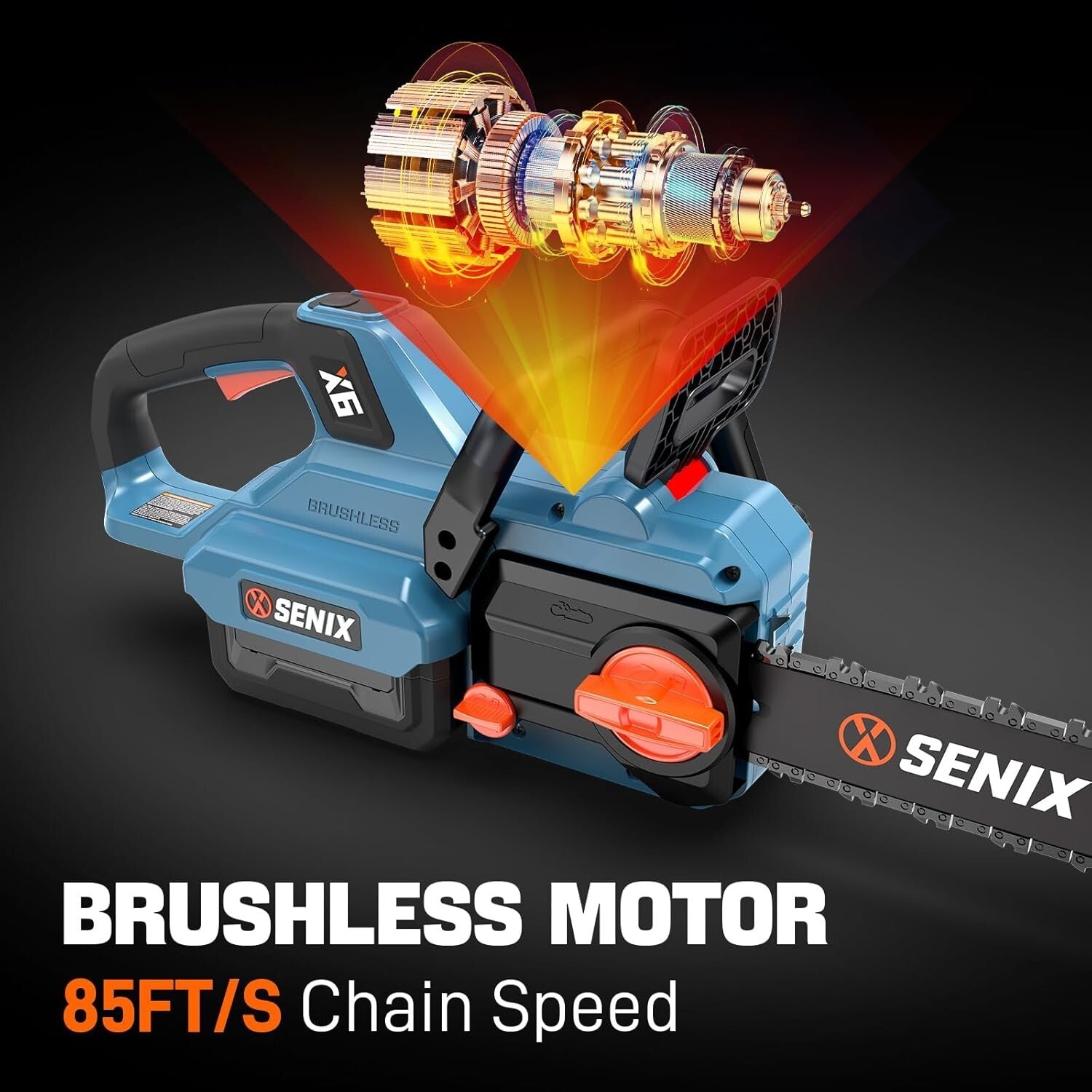 60V 16'' Cordless Electric Chainsaw with Battery & Charger - Ultimate Yard Tool