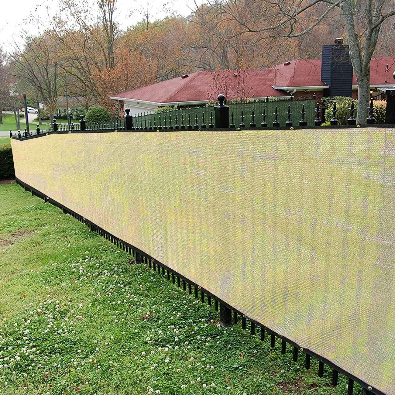 Economical Heavy-Duty Privacy Net Cover 6ft x 50ft - Enhance Your Outdoor Space