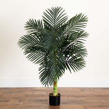 Load image into Gallery viewer, Stunning 4ft Golden Cane Palm Synthetic Tree for Home &amp; Office Decor