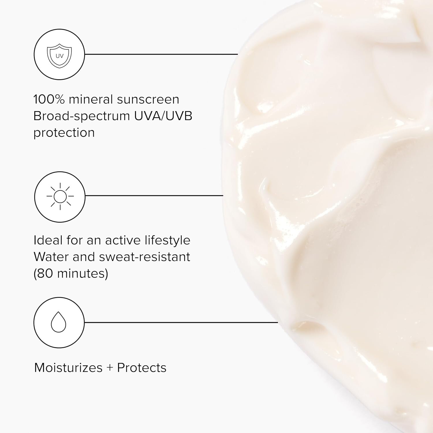 Hydrating SPF 40 Sunscreen & Face Moisturizer for Sensitive Skin – 1.7 Ounces