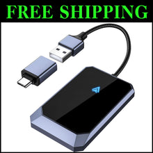 Load image into Gallery viewer, Plug-and-Play Wireless Adapter for Android Auto - Compatible with 800+ Cars