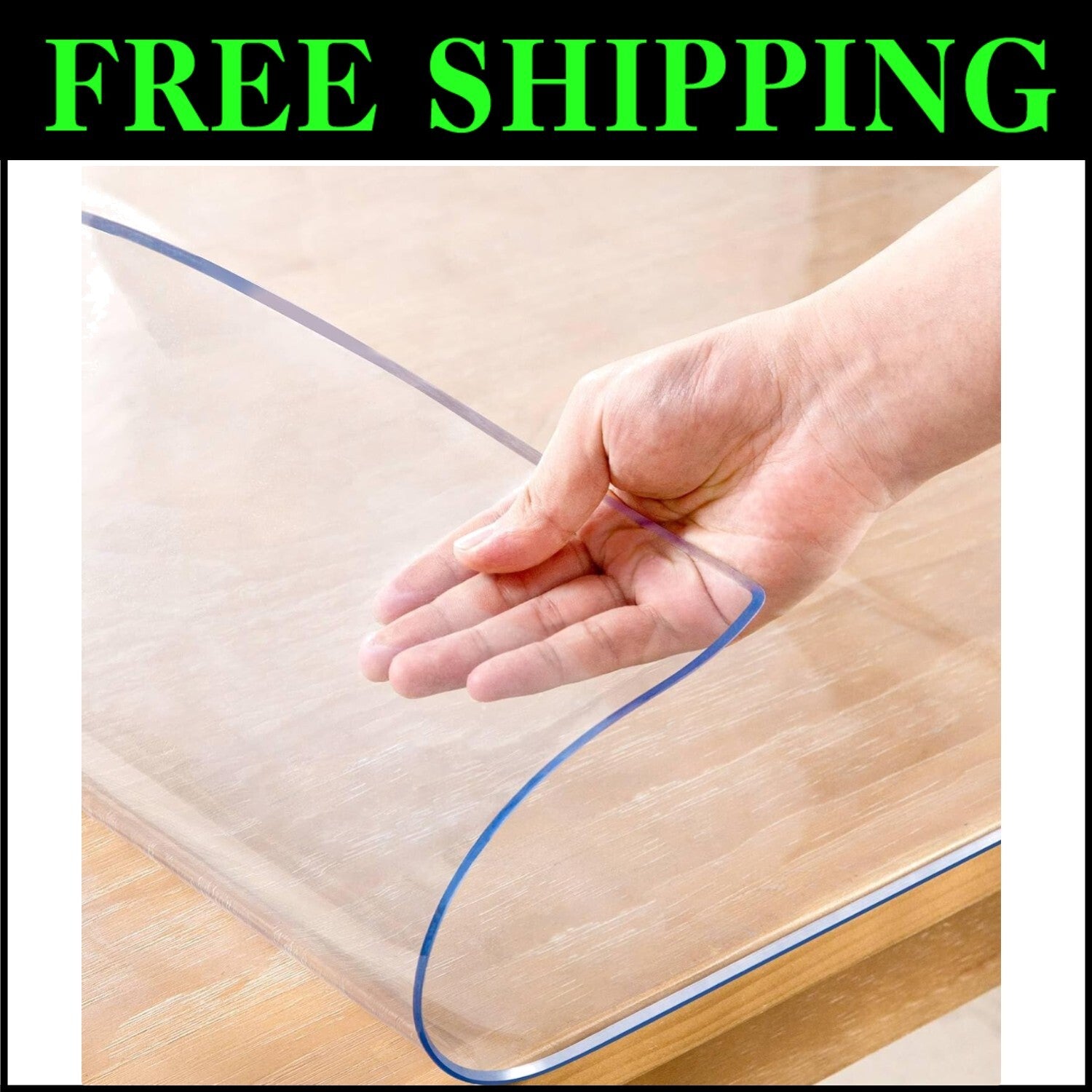 Protection and Elegance Combined: 40x66 Clear Vinyl Table Cover - Easy Clean
