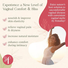 Load image into Gallery viewer, Natural Organic Vaginal Melts with Vitamins A &amp; E for Odor and Dryness Relief
