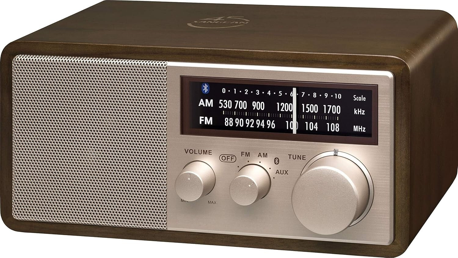 Compact Bluetooth and AM/FM Radio with Rose Gold Details - 45th Anniversary