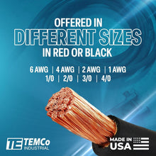 Load image into Gallery viewer, Multi-Strand 20 Ft. Copper Welding Lead Cable - 600V, Resistant to Cuts &amp; Oil
