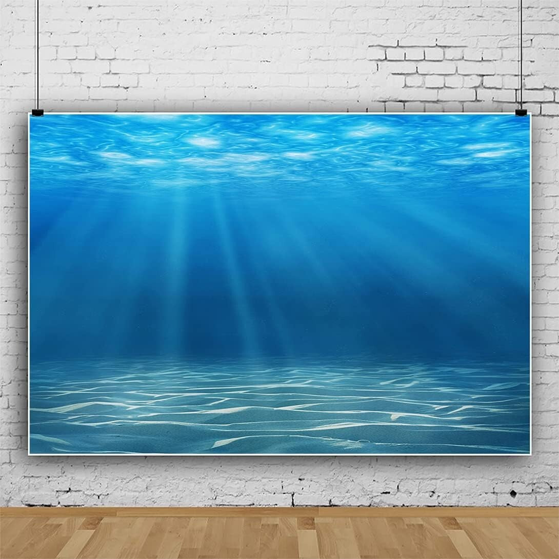 13x10ft Undersea World Photographic Backdrop - Ideal for Birthday Celebrations