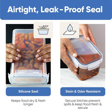 Load image into Gallery viewer, Eco-Friendly 24-Piece BPA-Free Storage Containers with Labels &amp; Measuring Spoon