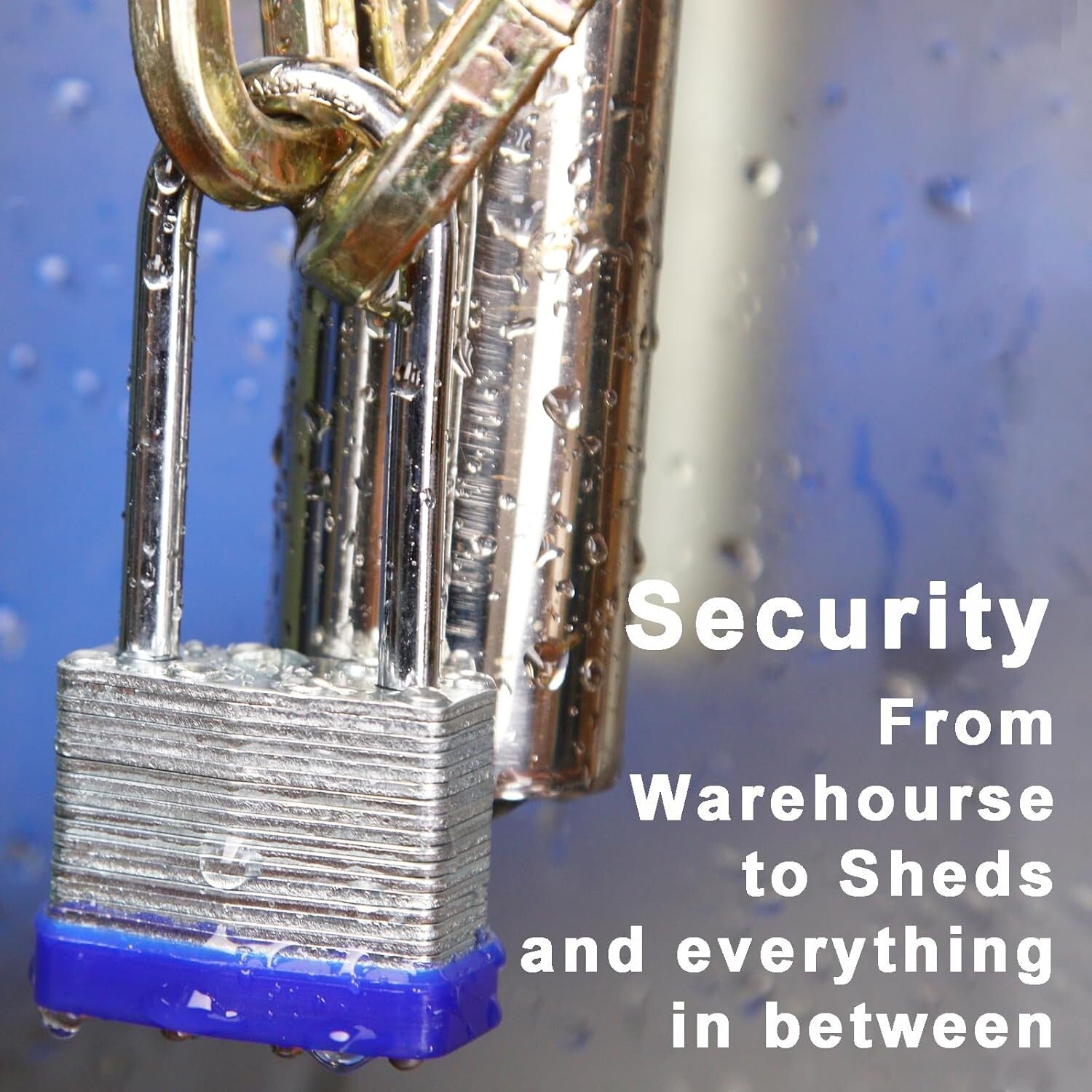 Heavy-Duty 12-Pcs Keyed-Alike Padlocks with Long Shackle for Ultimate Security