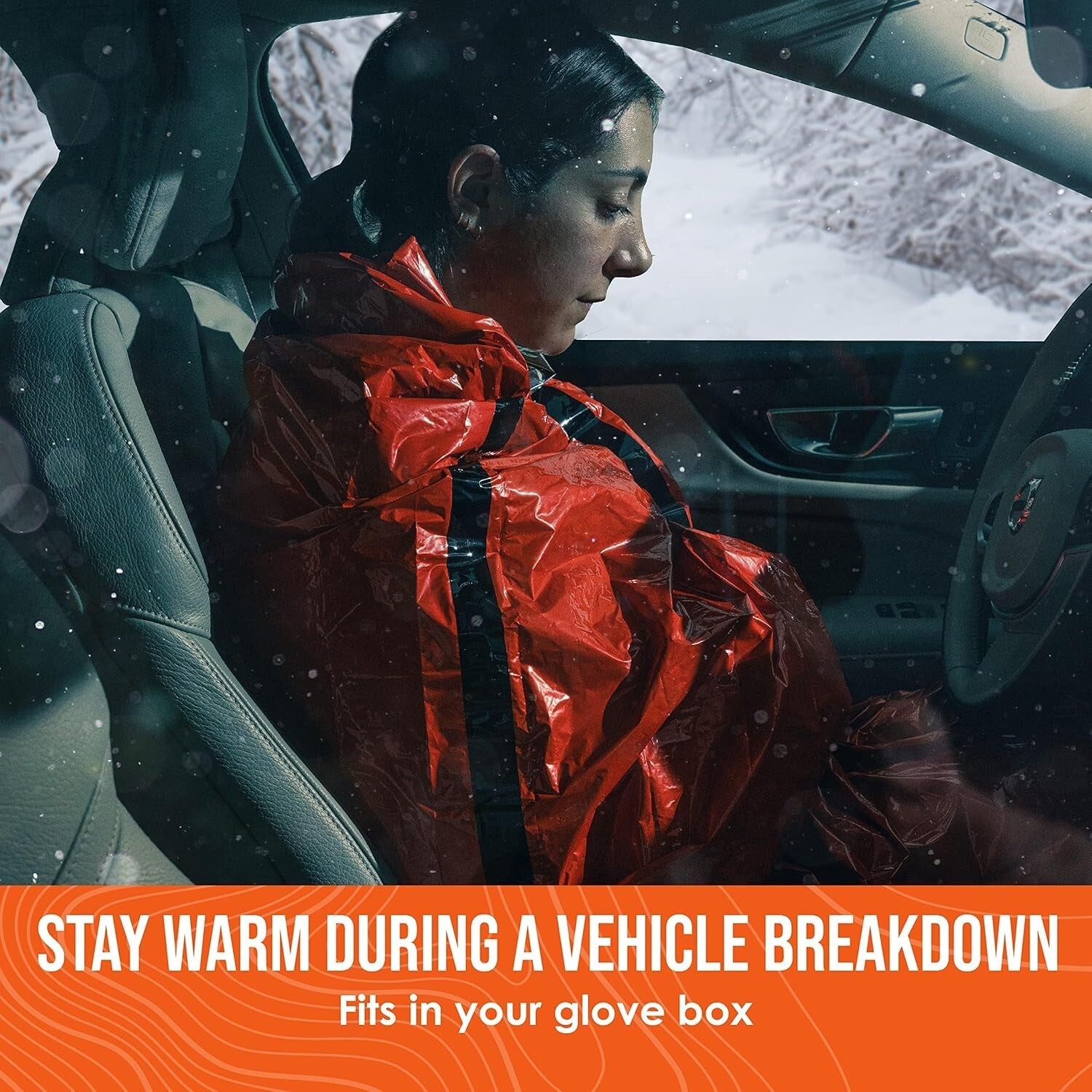 Versatile Mylar Thermal Emergency Sleeping Bags - Ideal for Survival - 4 Pack