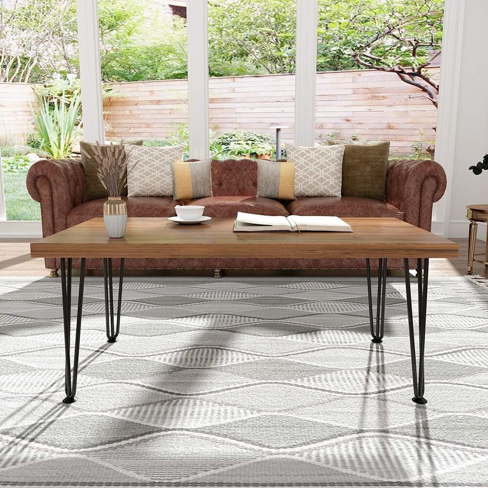 Durable Hairpin Table Legs 16-Inch for Custom Desks and Benches - 880 lbs Load